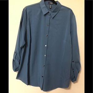 Jones New York, Blue L/S Top